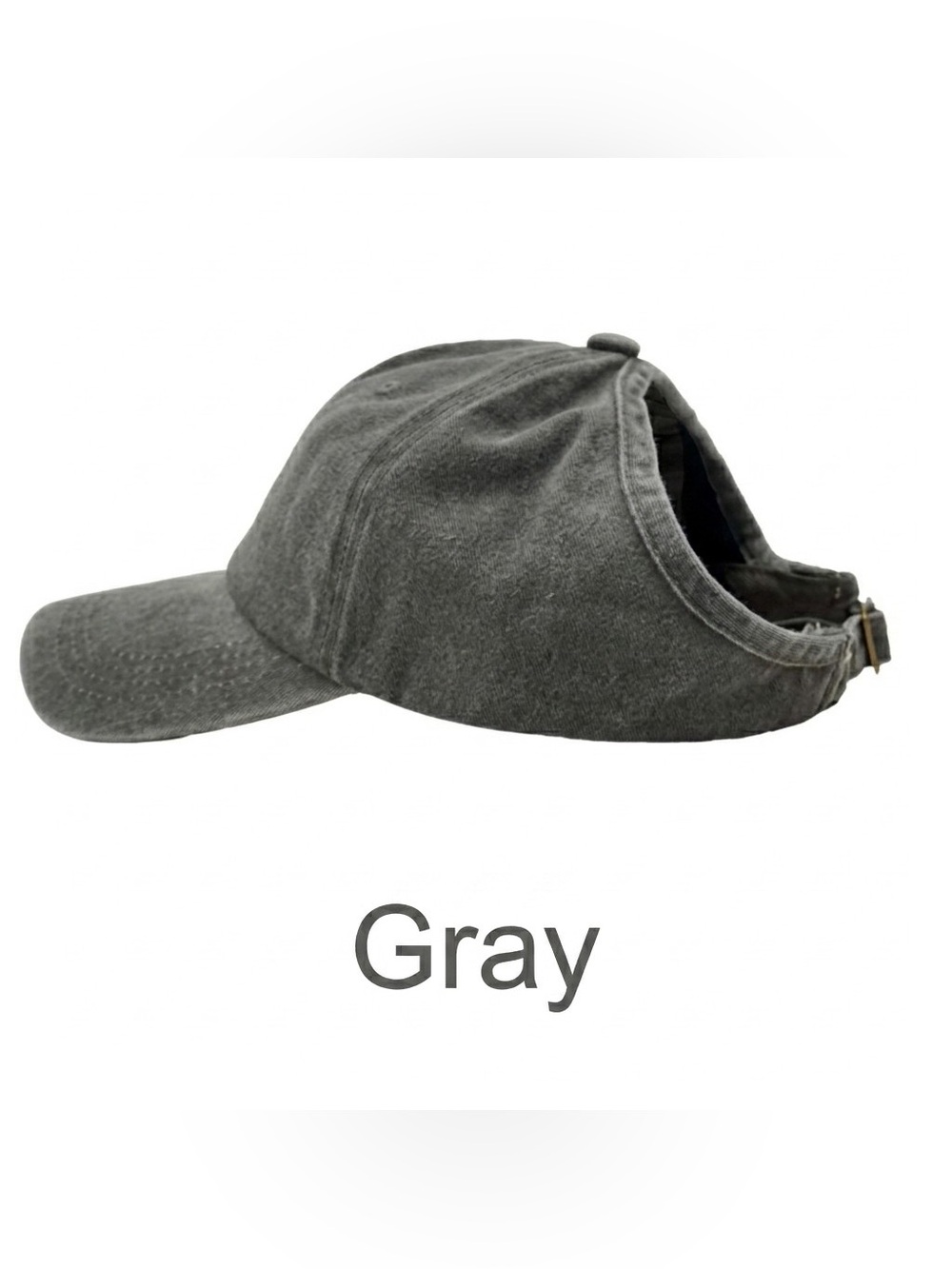 ❤️Buy Now Price❤️ Ponytail Baseball Cap, Backless Messy Bun Hat - Choose 1 - Picture 4 of 16